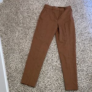 Suede tan pants